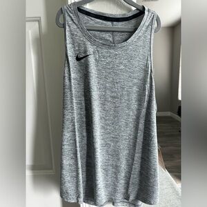 🏷️🏷️Nike Women's Dri Fit Heather Gray Tank Top size small NWT